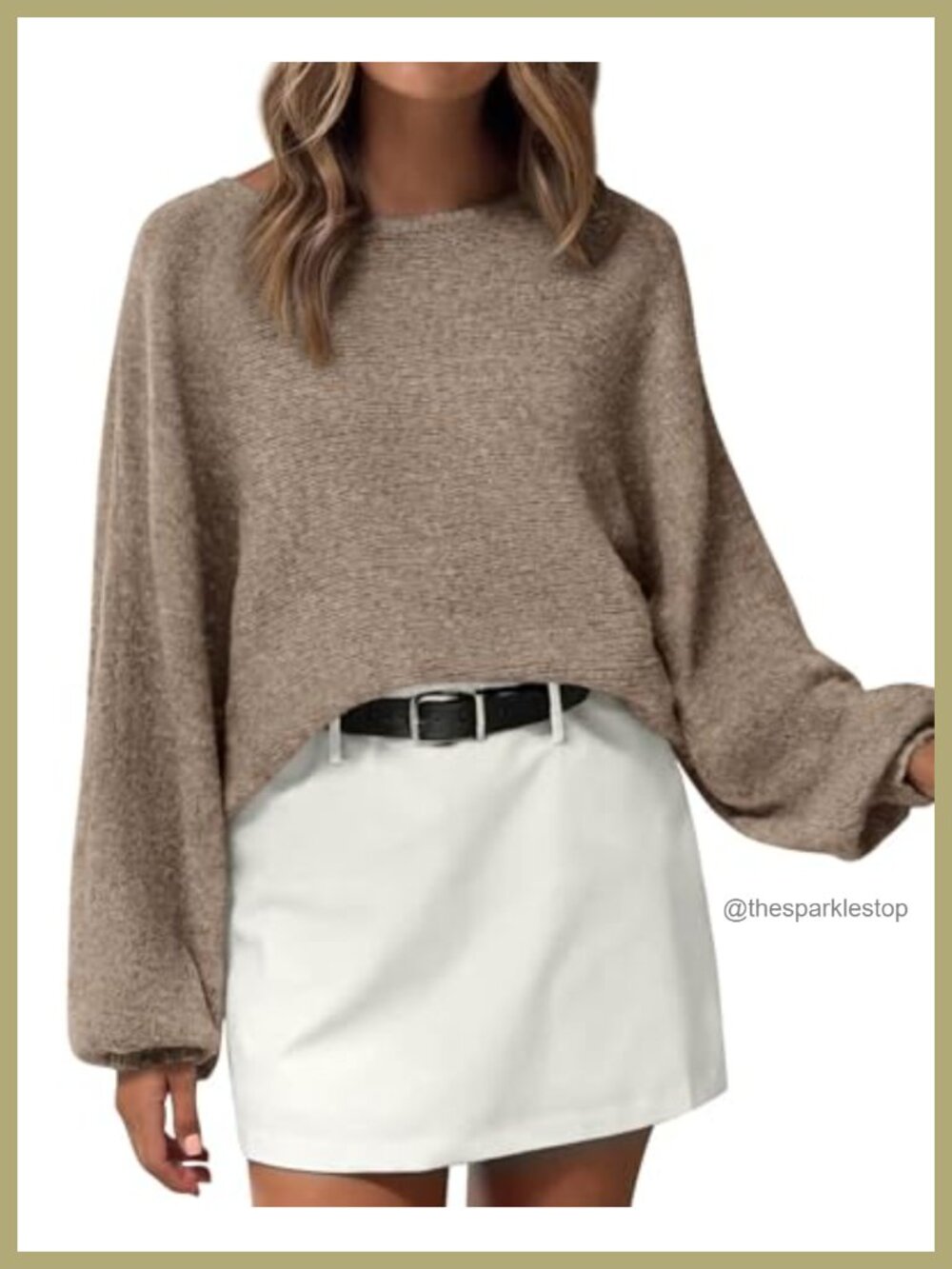 Oversized Sweater Women Boat Neck Batwing Long Sleeve Pullover